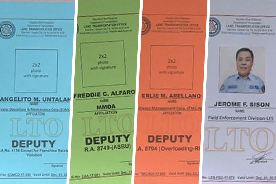 Traffic deputies to get color-coded IDs